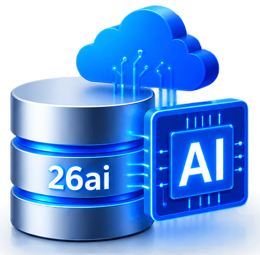 Oracle AI Database 26ai and Cloud illustration